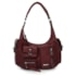 Bolsa Hobo Grande Wj Feminina Burgundy