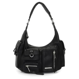 Bolsa Hobo Grande Wj Feminina Preto