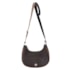 Bolsa Hobo Media  Mocca Luz da Luz Feminina Monograma