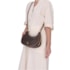 Bolsa Hobo Media  Mocca Luz da Luz Feminina Monograma