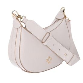 Bolsa Hobo Pequena  Luz da Lua Feminina Tramado