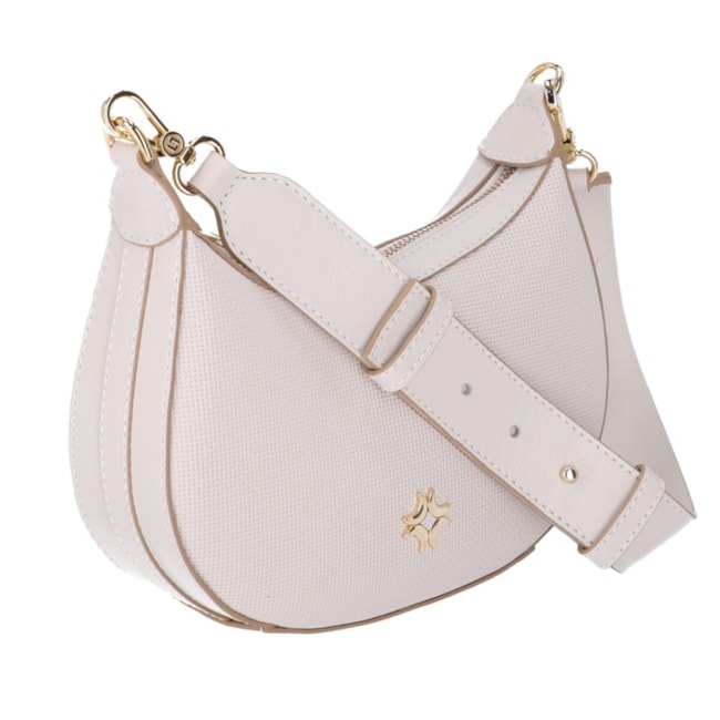 Bolsa Hobo Pequena  Luz da Lua Feminina Tramado