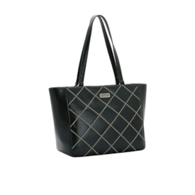 Bolsa Linha Bordado Delicado Chenson Feminina Preto