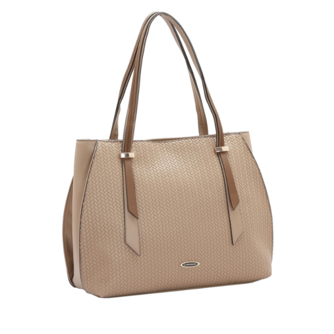 Bolsa Linha Duo Color Chenson Feminina Natural