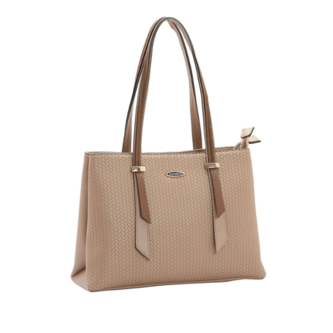 Bolsa Linha Duo Color Chenson Feminina Natural