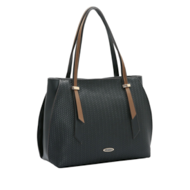 Bolsa Linha Duo Color Chenson Feminina Preto