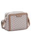 Bolsa Linha Elemento Grafico Transversal Chenson Feminina Bege