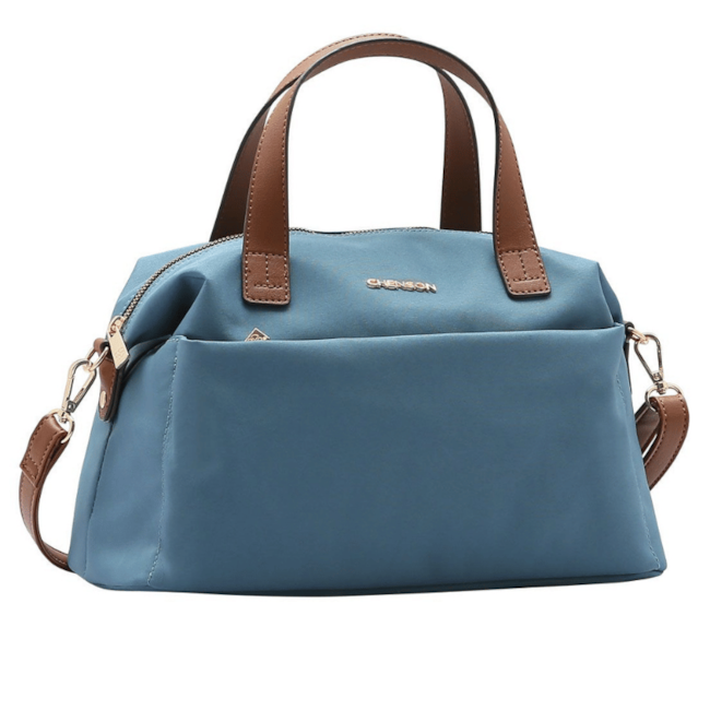 Bolsa Linha Microfibra Chenson Feminina Azul