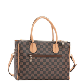 Bolsa Linha Monograma Classico Chenson Feminina Cafe