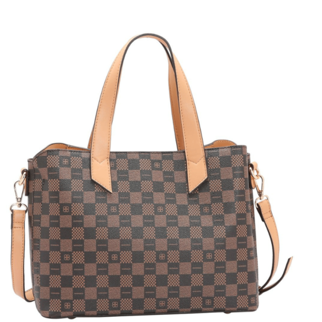 Bolsa Linha Monograma Classico Chenson Feminina Cafe