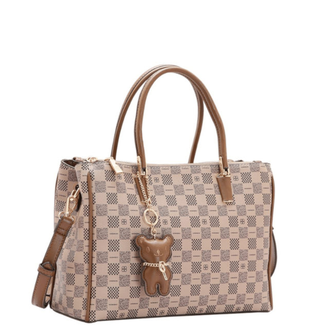 Bolsa Linha Monograma Classico Chenson Feminina Natural