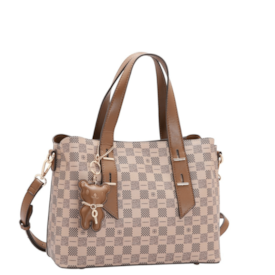 Bolsa Linha Monograma Classico Chenson Feminina Natural