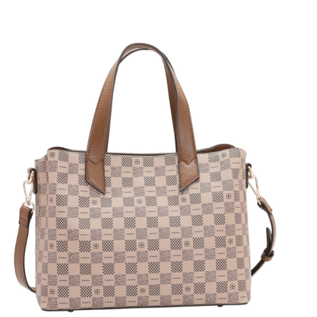 Bolsa Linha Monograma Classico Chenson Feminina Natural