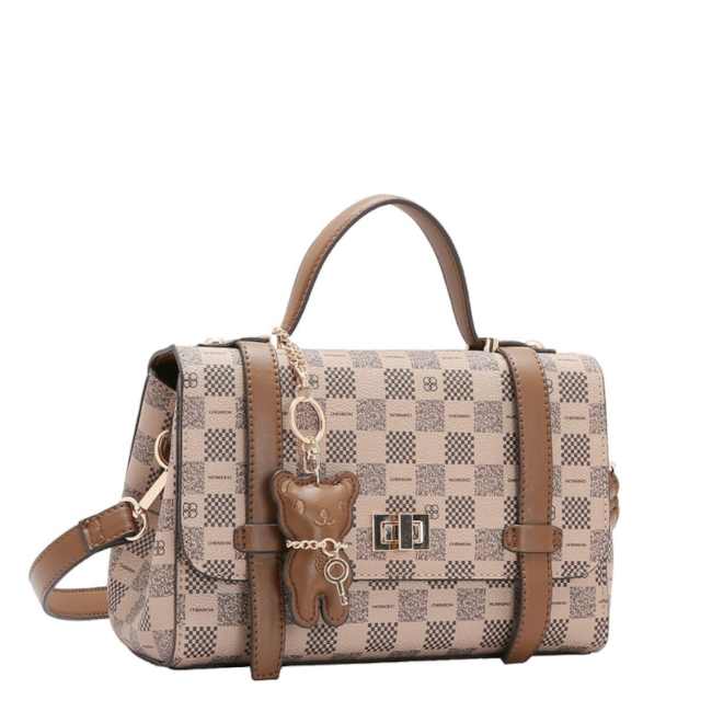 Bolsa Linha Monograma Classico Chenson Feminina Natural