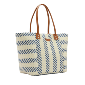 Bolsa Linha Palha Chenson Feminina Azul