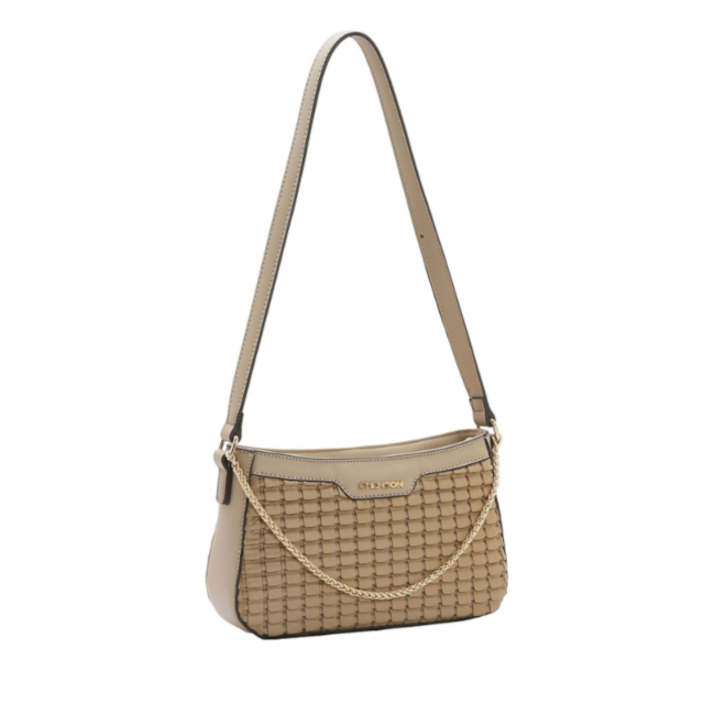Bolsa Linha Soft Ombro Chenson Feminina Bege