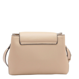 Bolsa Linha Textura Chic Transversal Chenson Feminina Bege