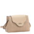 Bolsa Linha Textura Chic Transversal Chenson Feminina Bege