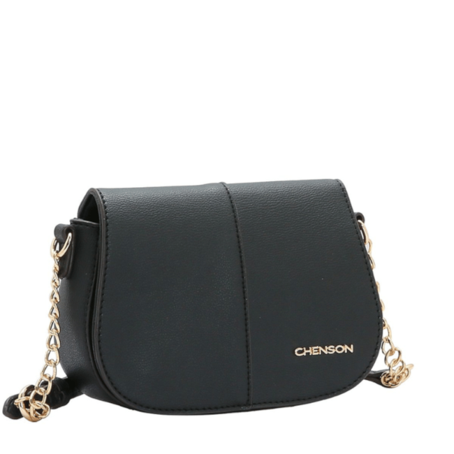 Bolsa Linha Transversal Chenson Feminina Preto