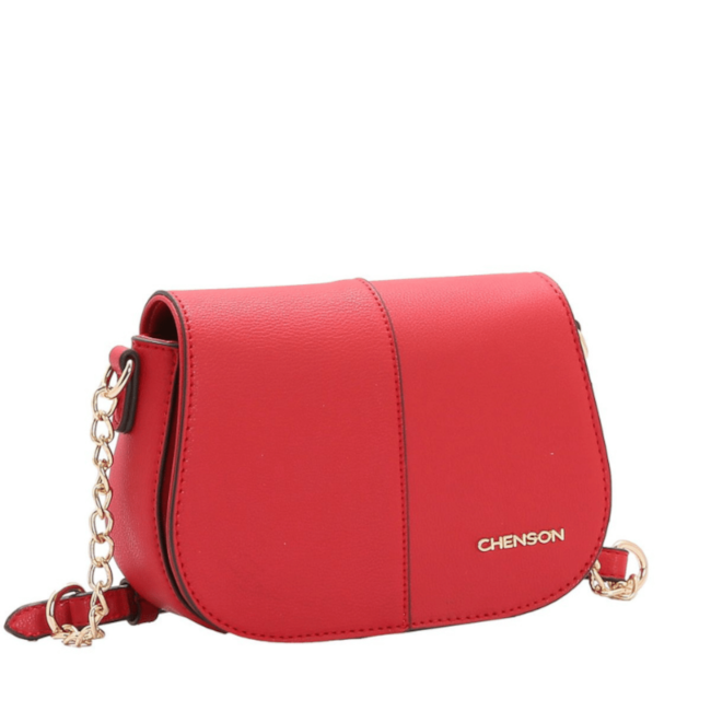 Bolsa Linha Transversal Chenson Feminina Vermelho Rubi