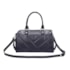 Bolsa Média Formato Baú Macadamia Feminina Preto