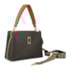 Bolsa Média Luz Da Lua Feminina  e Monograma Mocca