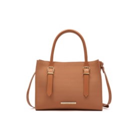 Bolsa Média Petite Jolie Feminina Doce De Leite