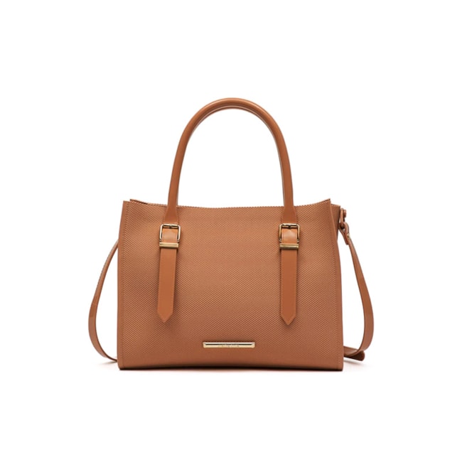 Bolsa Média Petite Jolie Feminina Doce De Leite