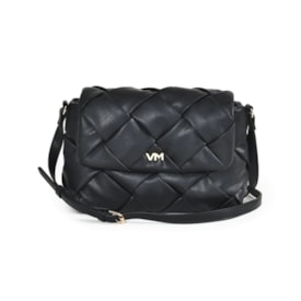 Bolsa Média Via Marte Crossbody Feminina Preto
