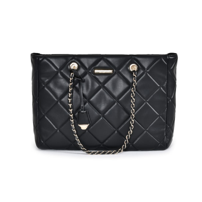 Bolsa Média Via Marte Feminina Preto
