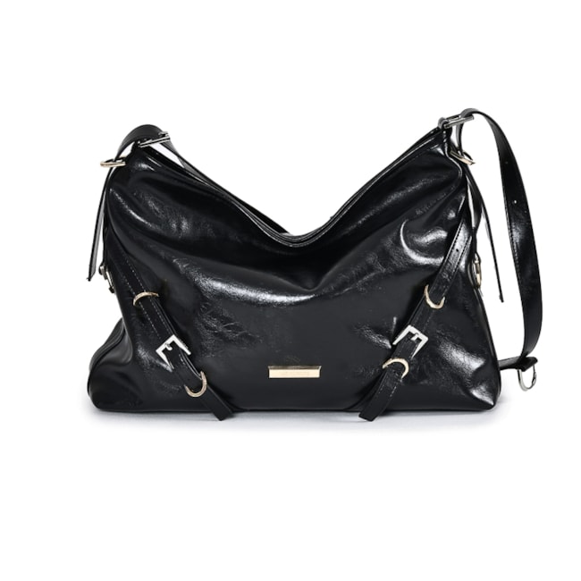 Bolsa Média Via Marte Feminina Preto