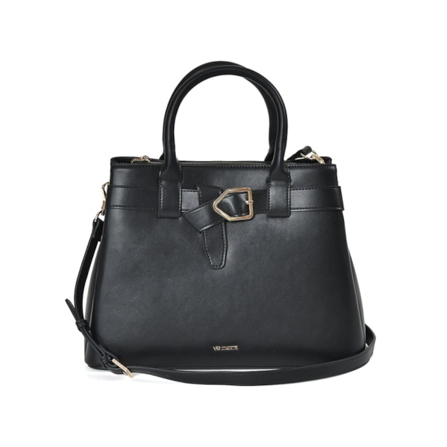Bolsa Média Via Marte Feminina Preto