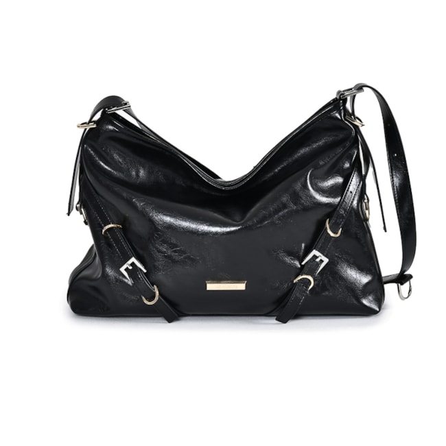 Bolsa Média Via Marte Feminina Preto
