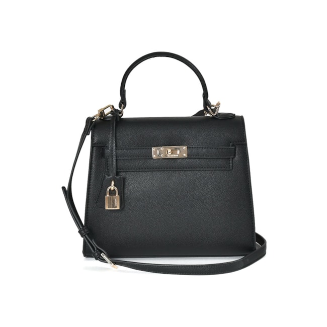 Bolsa Média Via Marte Feminina Preto