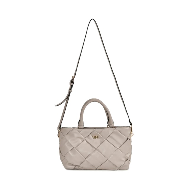 Bolsa Média Via Marte Tote Bag Feminina Bege