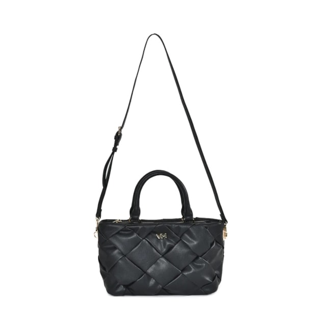 Bolsa Média Via Marte Tote Bag Feminina Preto