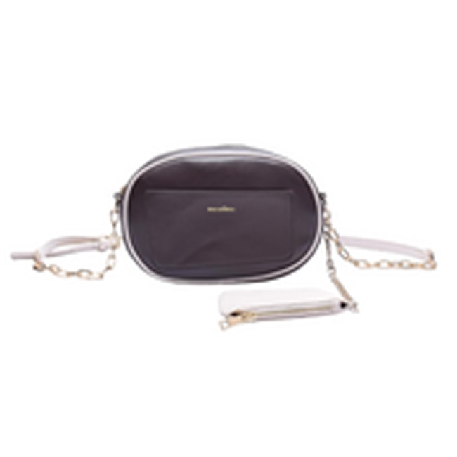 Bolsa Mini Bag Duo Macadamia Feminina Cafe