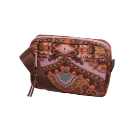 Bolsa Ombro Pequena Farm Feminina Bordo Laranja