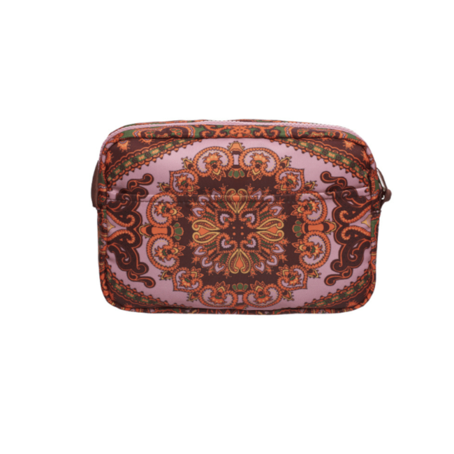 Bolsa Ombro Pequena Farm Feminina  Laranja Bordo