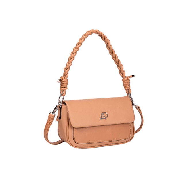 Bolsa Pequena Alice Palucci Feminina Bege