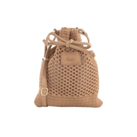 Bolsa Pequena Classe Couro Feminina Tan