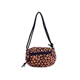 Bolsa  Pequena Farm Chuchu Leopard Pop Azul Marinho
