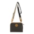 Bolsa Pequena Luz Da Lua Feminina  e Monograma Mocca