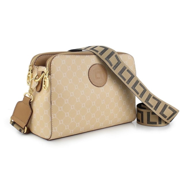 Bolsa Pequena Luz Da Lua Feminina Saara e Monograma