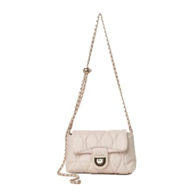 Bolsa Pequena Macadamia Metalassê Feminina Off White
