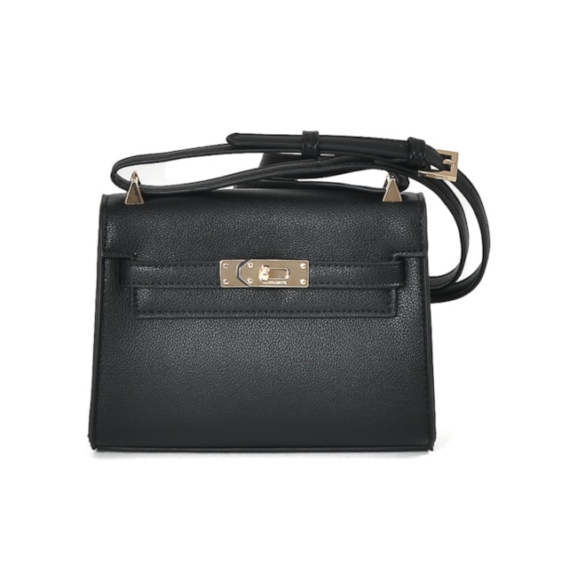 Bolsa Pequena Via Marte Feminina Preto