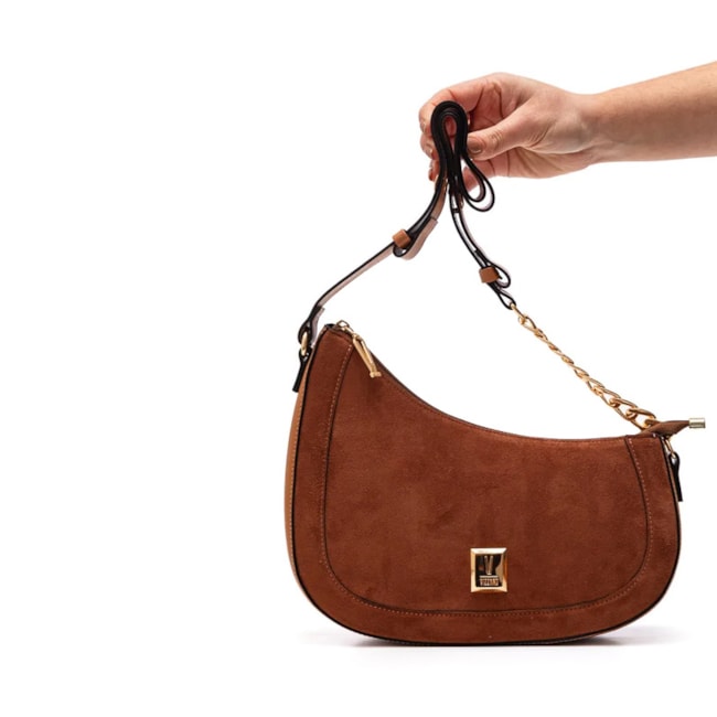 Bolsa Pequena Vizzano Camel