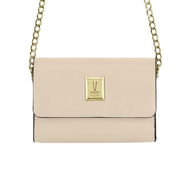 Bolsa Pequena Vizzano Feminina Creme