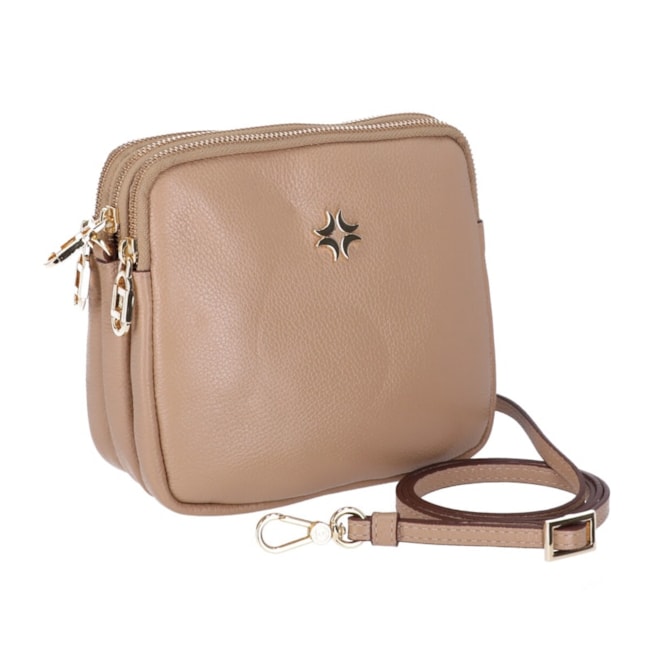 Bolsa Quadrada Em Couro Luz Da Lua Feminina New Ridge