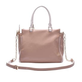 Bolsa Quadrada Macadamia Feminina Caqui